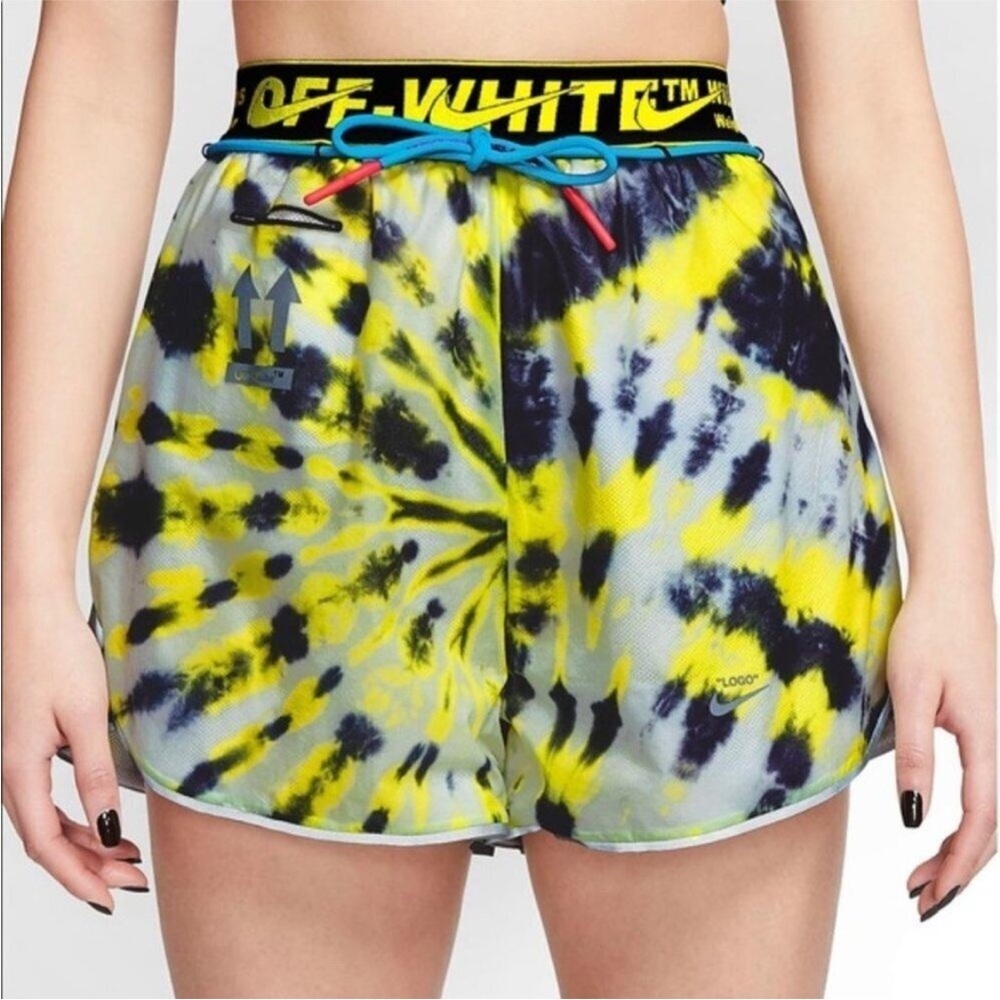 Off-White x Nike Women's NRG Tie-Dye Shorts Size Small NWOT